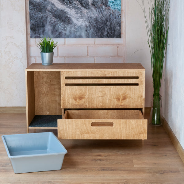 KOKAA H Cat Litter Cabinet