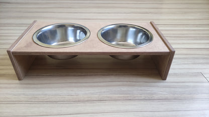 KOKAA Plywood Bowl Holder With Bowls